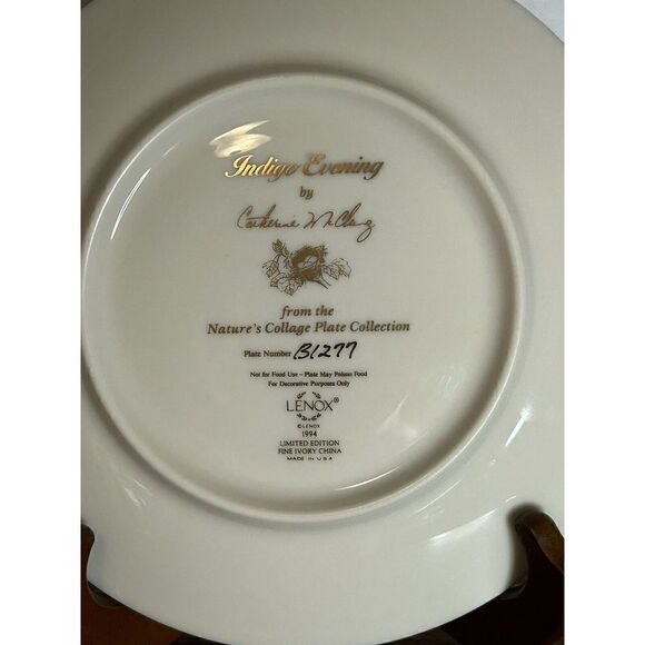 Set of 7 Lenox by Catherine McClung Nature's Collage Bird Plates 8” - Picture 9 of 15